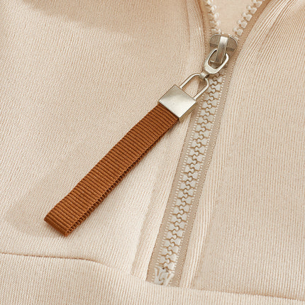 2024 Autumn and Winter New Cross-Border Temu Men's Sweatshirts Sports Casual Zipper Hoodies Loose Pullover Sweatshirts Wholesale