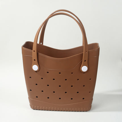 2025 Summer New EVA Hole Bag Casual Women's Handbag Beach Pet Bag Wear-resistant in stock Tote Bag