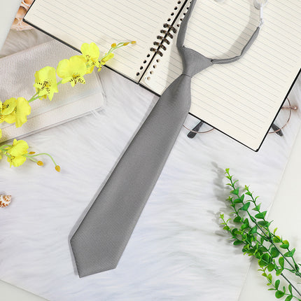 Japanese-Style Jk Tie for Women, College Style, Lazy No-Tie Black Red Student Casual Gray Small Tie Shirt Bow Tie