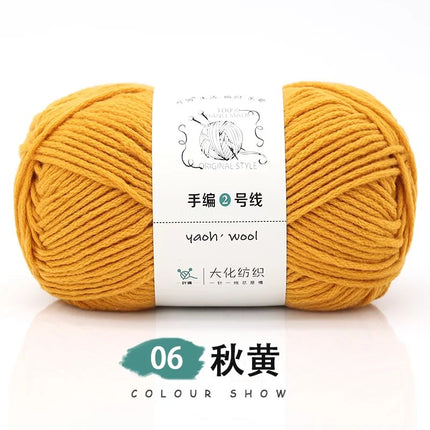 Doll hand-knitted No. 2 handmade wool woven scarf HAT medium thick coat stick needle DIY6 strand wool wholesale