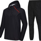 All black suit (top + pants) / S