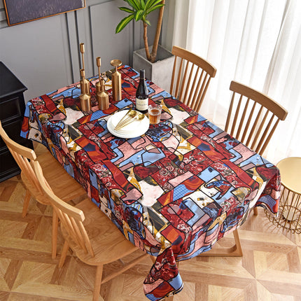 Hemp Cotton Digital Printing Fabric Printing Cotton and Linen Clothing Fabric Vintage Handmade DIY Tablecloth Patchwork Southeast Asia