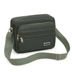 Green + four zippers (horizontal style)