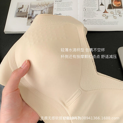 plus size lace lifting soft support fixed cup anti-sagging underwear upper collection accessory breasts large chest small thin bra