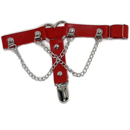 Men's and women's socks clip shirt anti-wrinkle non-slip fixed clip elastic high elastic leg ring non-slip garter belt