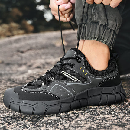 One-Piece Drop-Shipping Cross-Border New Men's Shoes, Breathable Casual Sports Shoes, Outdoor Mountaineering Sports Non-Slip Wear-Resistant Hiking Shoes