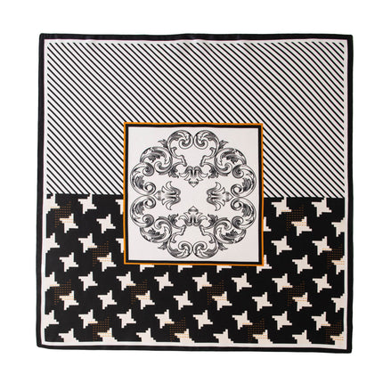 Mulberry Silk Scarf, Old Money Style, Summer Thin Small Scarf, Valentine's Day Gift, Plain Crepe Satin Silk Printed Small Square Scarf