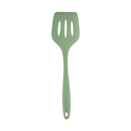 Acura Green Silicone Kitchenware Non-stick Cookware with Spade and Spoon Set Easy to Clean Kitchen Silicone Heat-resistant Kitchenware Five-piece Set