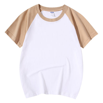 Nezha and Ao Bing Style Pure Cotton T-Shirts, Round Neck Cultural Shirts, Class Uniforms, Kindergarten Group Wear, Casual and Versatile