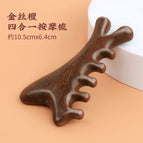 [golden sandalwood] 4-in-1 massage comb 1 pack