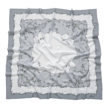 Cross-Border New Product Voile Print 110 Square Scarf Classic Lace Scarf Turban Malaysian Shawl