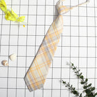 JK001 lemon yellow tie