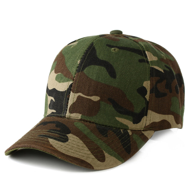 High Quality Baseball Cap Men and Women CS Hat Sunscreen Sun Hat Summer Camp Hat Student Military Training Camouflage Hat