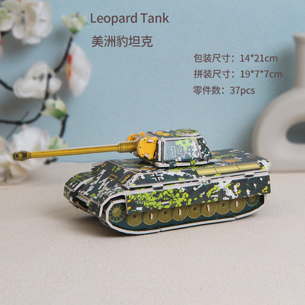 Paper 3D Stereo Puzzle Education School Model DIY Handmade Kidsren's Educational Toys Girls Kindergarten Wholesale