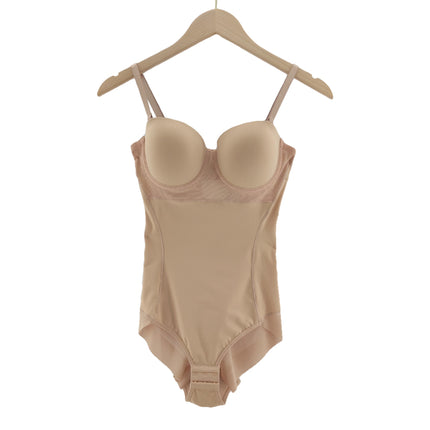 Comes with a Bra - No Need to Wear a Bra, Tummy Control, Waist Lift, Butt Lift, Slimming One-Piece Body Shaping One-Piece Mesh Suspender Intimates