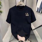 [ice silk black t] small ok / M