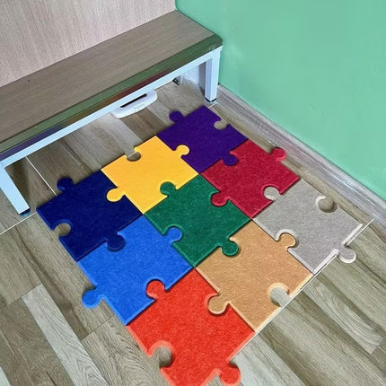 Felt Floor Mat Puzzle Ins-Style Entrance Door Mat Wall Decoration Background Wall Soundproofing Board Felt Wall Sticker