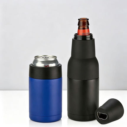 Cross-Border 12oz Double-Layer Vacuum Cold Storage Tank 304 Stainless Steel Beer Tank Outdoor Portable Car-Mounted Coke Tank Wholesale