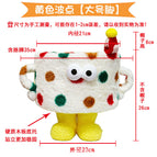 Yellow polka dots-[medium size feet]