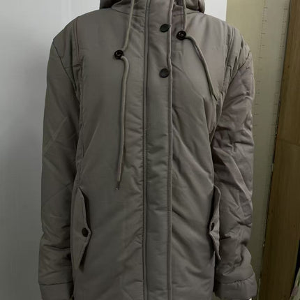 2021 Cross-Border European and American Wish Autumn and Winter New Women's Jacket Solid Color Pocket Zipper Long Sleeve Fleece Elegant Style 10
