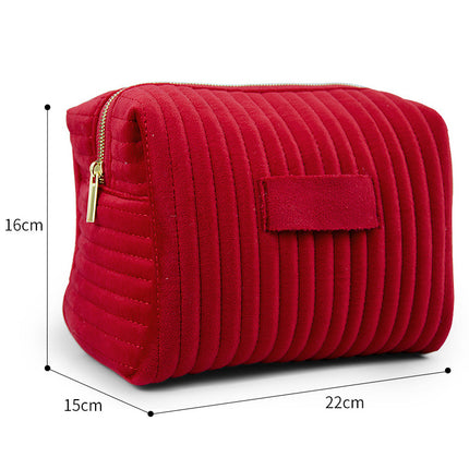 Amazon's Popular Cosmetic Bag, Velvet Velvet Large-Capacity Cosmetic Storage Bag, Travel Portable Bag, Can Be Customized