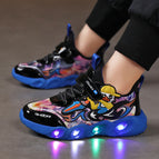 512-blue-leather-[with lights] / Size 25/shoe inner length is about 15.8cm