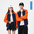 Zipper/Navy orange sleeve / S