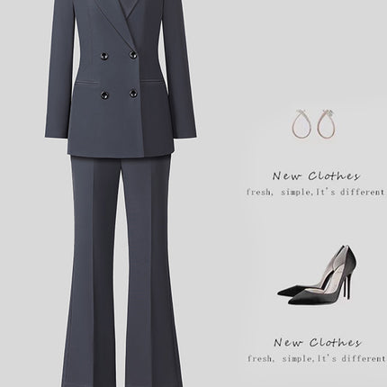 New High-Quality Tailcoat Set, Women's Business Office Jacke