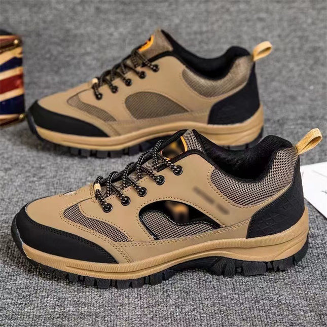 Outdoor Hiking Shoes Spring Men's Hiking Lightweight Casual Sports Shoes Dad Shoes Construction Site Men's Shoes Labor Protection Shoes Wholesale