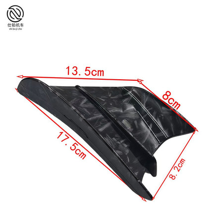 Motorcycle Modification Parts Suitable for Yamaha Universal Carbon Fiber Fixed Wing Aerodynamic Wing Deflector Side Wind Knife