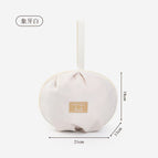 Spherical - ivory white (can hold 2~3 pieces of underwear, 4~6 pairs of underwear and 4~6 pairs of socks)
