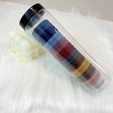 20 canned hair bands new rubber band female tie towel ring thick high elastic hair rope simple hair rope