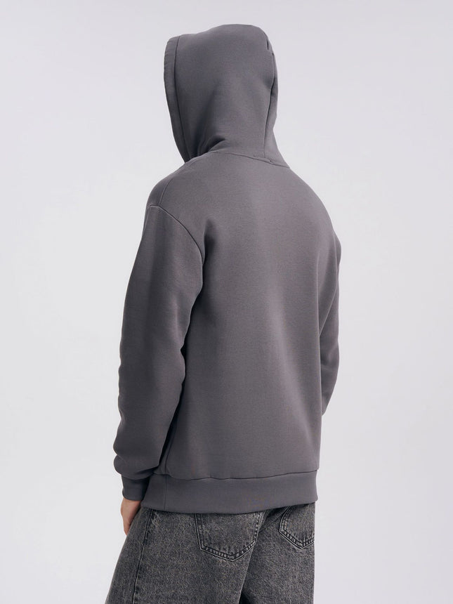 Drop Shoulder Hoodie with Logo Printed Trendy Brand Cultural Shirt Sweatshirt Custom Class Uniform Workwear Jacket Cross-Border Hot Sale