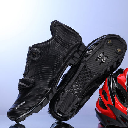 2025 New Cross-border Random Riding Road Men's and Women's Mountain Lock Shoes Bicycle Outdoor Boosting Bicycle Shoes