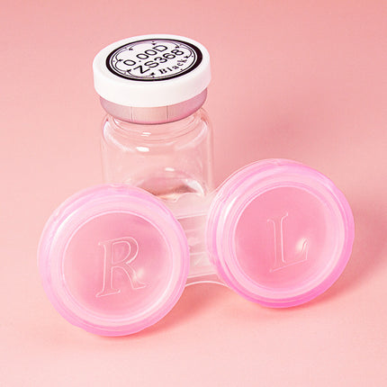 Hot Supply Candy Color Contact Lens Duo Box Transparent Contact Lens Box Replacement Companion Box Lens Care Box