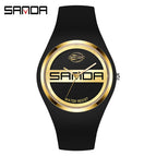 6077 black gold double mark