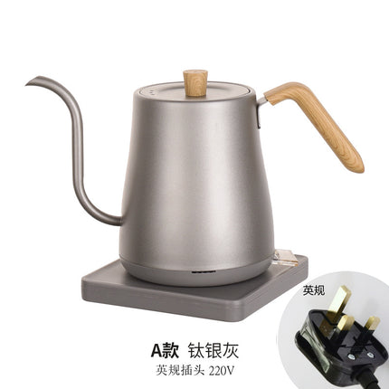 Slender Mouth Electric Household Kettle with Thermometer Coffee Hand Kettle Electric Kettle Electric Coffee Pot