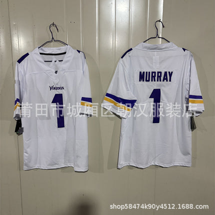 Foreign trade wholesale ball Vikings football jersey 19# Thielen 33# COOK 18 Jefferson