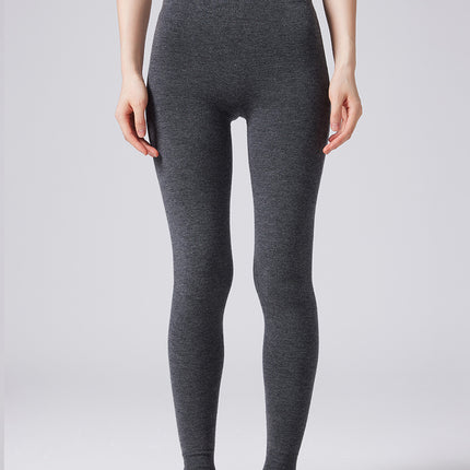 Autumn and Winter Knitted Leggings for Women, Seamless Hip Lift, Peach Butt Slimming Pants, 100% Pure Wool Fitness Pants