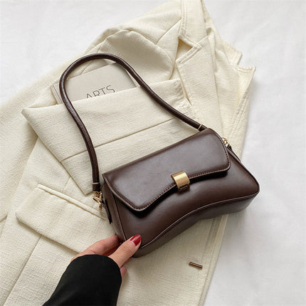 Bags for Women 2025 New Summer Single Shoulder Crossbody Bag Simple Casual Armpit Baguette Bag Fashion Versatile Small Square Bag