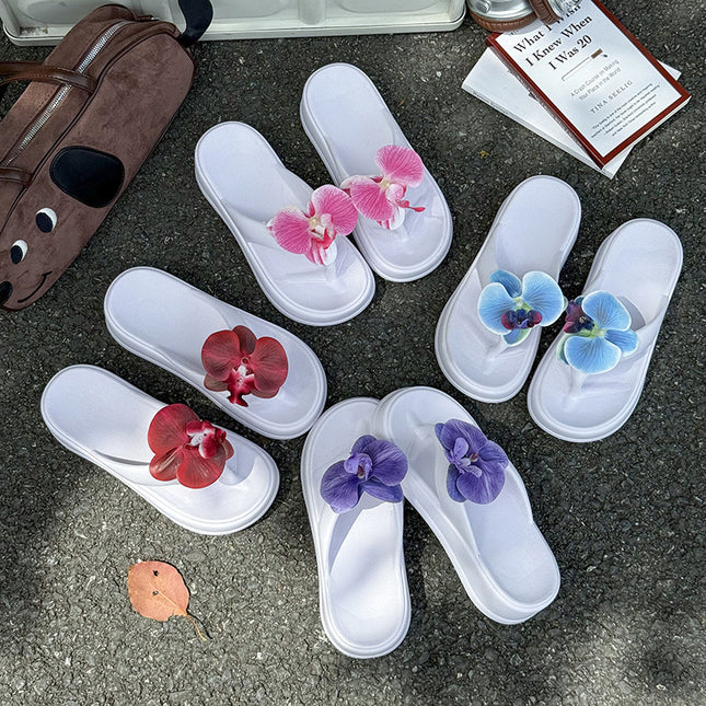 Flower EVA Flip Flops / Tongs Fleurs EVA