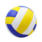 thick yellow blue white