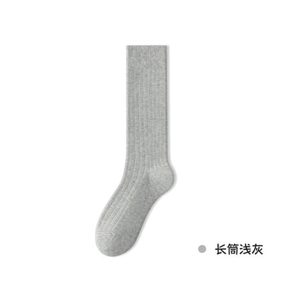 Socks men's mid-barrel autumn and winter cotton yarn deodorant bacteriostatic breathable business black stockings Zhuji socks men's socks