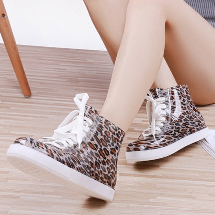 Japanese-Style Fashionable Student Lace-Up Rain Boots for Women, Short Water Shoes with Fleece Lining for Warmth, Slip-On Rain Boots, Waterproof Rubber Shoes, Lightweight