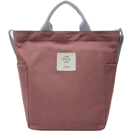 Factory Direct cotton color portable canvas bag shoulder bag female campus versatile large capacity messenger bag student bag
