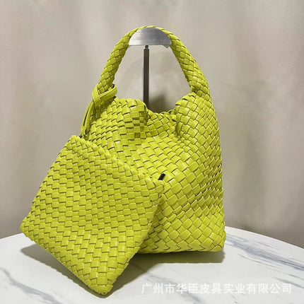 Niche Design Handmade Woven Bag Women's Western-style Bag Women's Bag Small Bag Large Capacity Vegetable Basket Bag