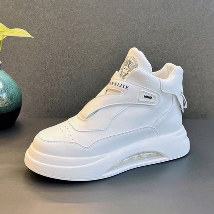 2023 Summer New Air Cushion Shoes Men's Autumn Trendy All-match High-top Casual Shoes Inner Heightening Comfortable Sneakers for Men