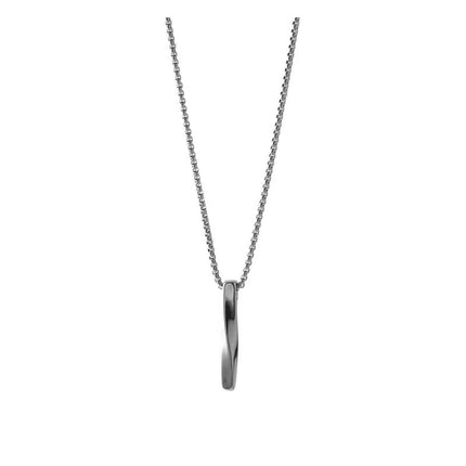 New Titanium Steel Trendy Men's Cyber Celebrity Spiral Necklace Simple Personalized Hip Hop Simple Cold Style Boys Pendant Cool Pendant