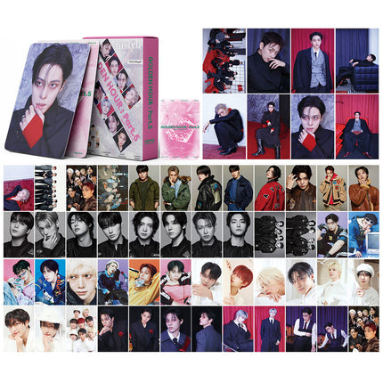 Korean Star 55 Boxed Small Cards Stray (g) I-Dle Ive Ateez Collection Lomo Cards Cross-Border