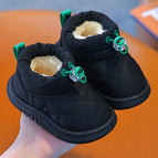 Black [cotton boots] / 11.5cm inside size 20, about 6-9 months